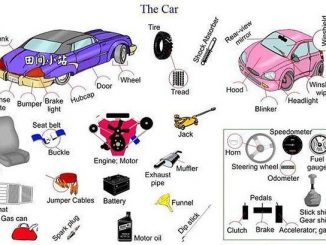 图说英语词汇 | 各种汽车零部件英语词汇中英对照